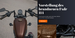 Motorradstil - Moderne Webvorlage