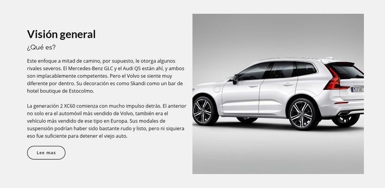 Estilo de coche Diseño de páginas web