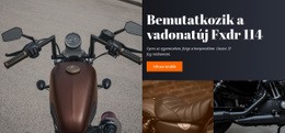 Motorkerékpár Stílus - Webhelysablonok