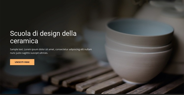 Studio di ceramica Costruttore di siti web HTML