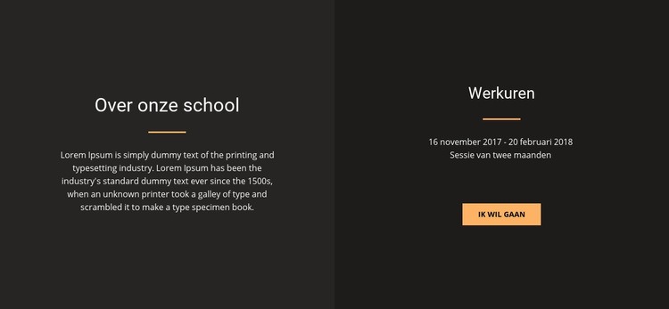 Over ontwerpschool Html Website Builder