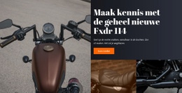 Motorfietsstijl - Gratis Websitebouwer