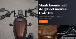 Motorfietsstijl - Mockup-Sjabloon Voor Websites