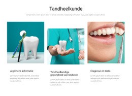 Tandheelkunde - Modern Siteontwerp