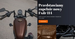 Styl Motocyklowy - Szablon Makiety Strony Internetowej