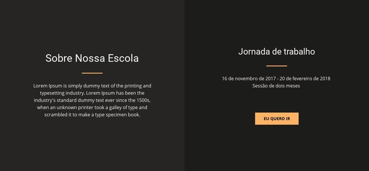 Sobre escola de design Construtor de sites HTML