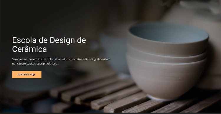 Estúdio de Cerâmica Design do site