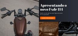 Estilo Motocicleta Site Responsivo