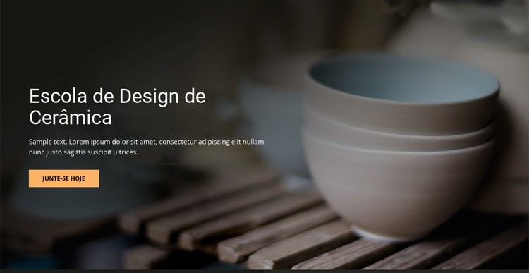 Estúdio de Cerâmica Modelo HTML5