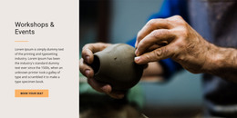 Workshops Events WordPress Theme