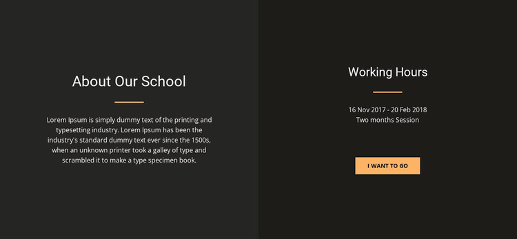 About design school WordPress Website Builder