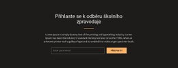 Přihlaste Se K Odběru Našeho Zpravodaje