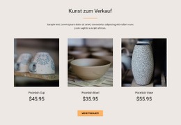 Kunst Zum Verkauf – Einfacher Website-Builder