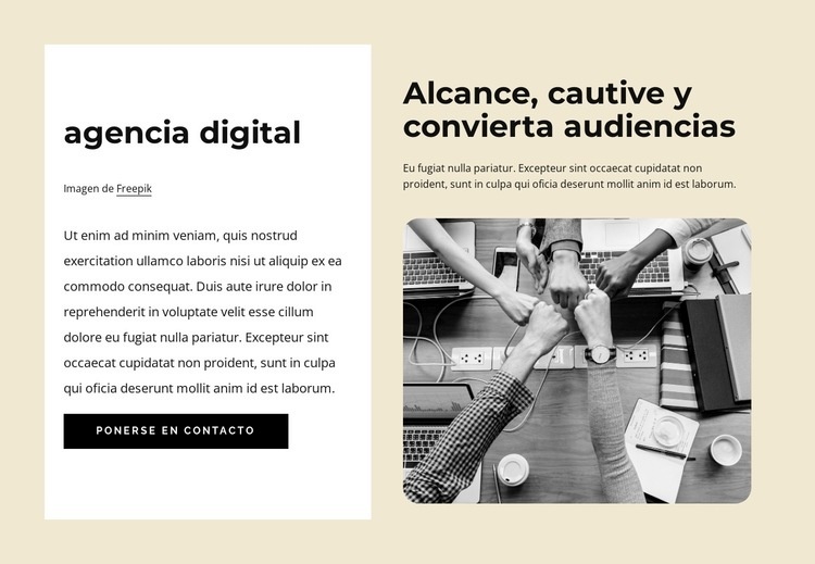 Marca y marketing digital Creador de sitios web HTML