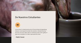 De Nuestros Estudiantes: Plantilla HTML Adaptable