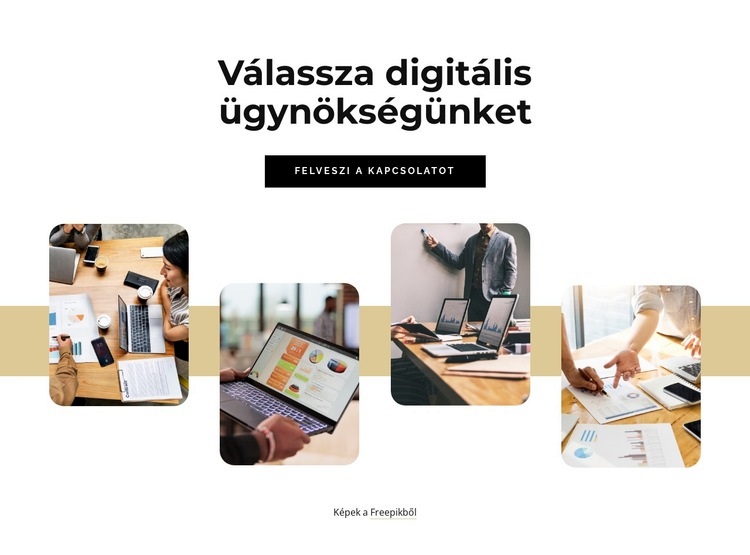 Digitális benchmarkokat készítünk CSS sablon