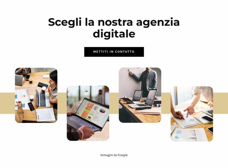 Creiamo benchmark digitali Modelli di Website Builder