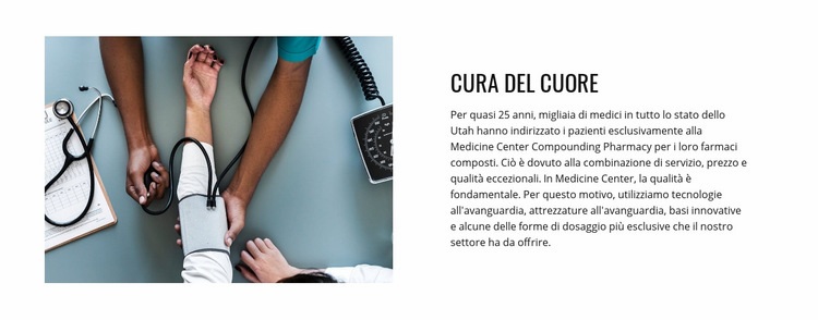 Care Heart Modelli di Website Builder