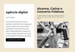 Marca E Marketing Digital - Maquete De Wireframes