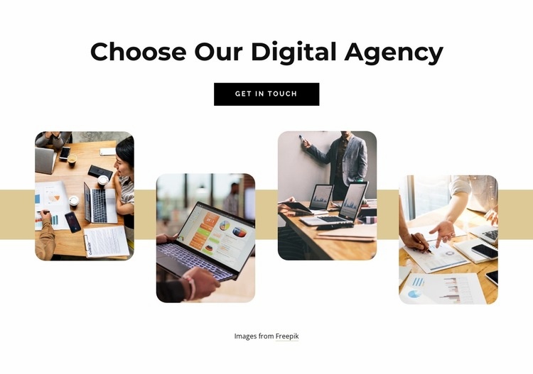 We create digital benchmarks Squarespace Template Alternative