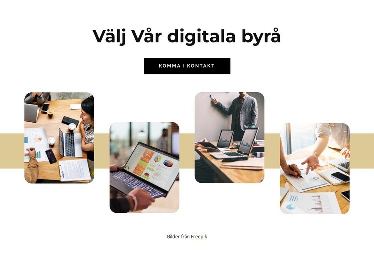 Vi skapar digitala riktmärken Mall