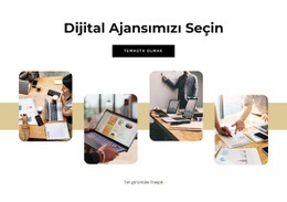 Dijital Kriterler Oluşturuyoruz Duyarlı Web Sitesi Şablonu