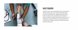 Bakım Kalp - Bir Sayfalık Şablon