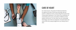 Care Heart - Easy-To-Use Website Mockup