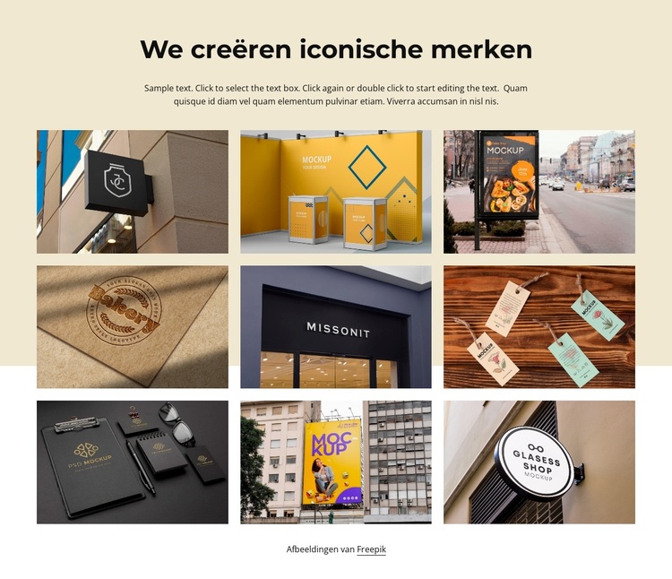 Portefeuille van digitale bureaus WordPress-thema