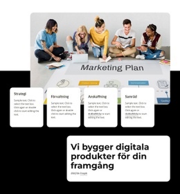 Vi Bygger Digitala Produkter För Din Framgång Mall För Full Bredd