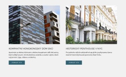 Architektura Budovy – Šablona Stránky HTML