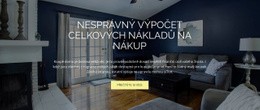 Náklady Na Nákup – Šablona Stránky HTML