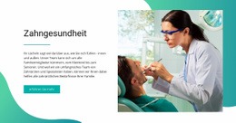 Zahngesundheit – Responsiver Website-Builder