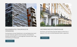 Website-Design Architekturgebäude Für Jedes Gerät
