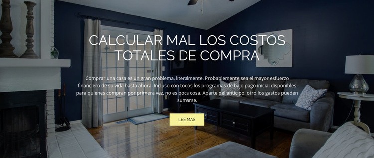 Costo de compra Diseño de páginas web