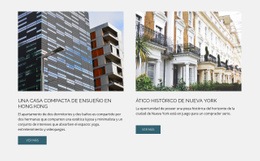 Edificio De Arquitectura - Plantilla De Maqueta De Página Web