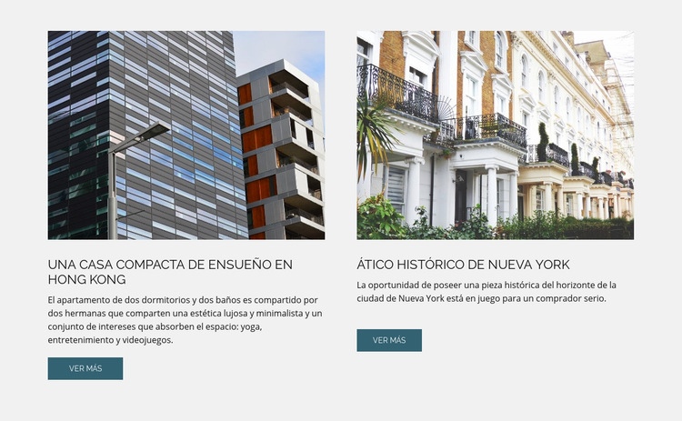 Edificio de arquitectura Maqueta de sitio web