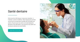 Santé Dentaire - Maquette De Site Web Facile À Utiliser