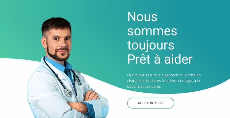 Assistance médicale rapide Modèle HTML5