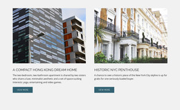 Architecture Building - Mobile Website Template