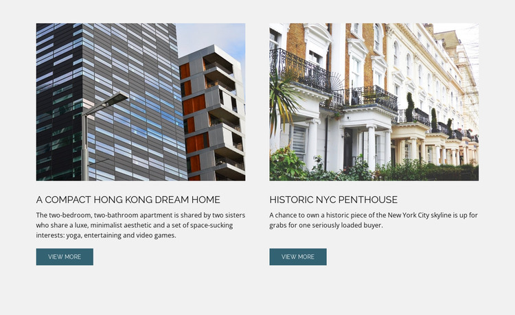 Architecture building  HTML Template