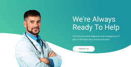 HTML5 Template For Quick Medical Assistance
