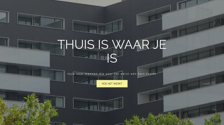 Hoe het werkt HTML5-sjabloon