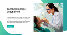 Tandheelkundige Gezondheid - Prachtige Joomla-Sjabloon