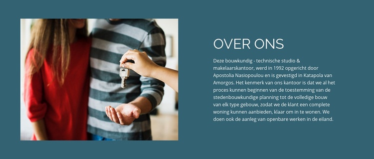 Over onroerend goed Website Builder-sjablonen