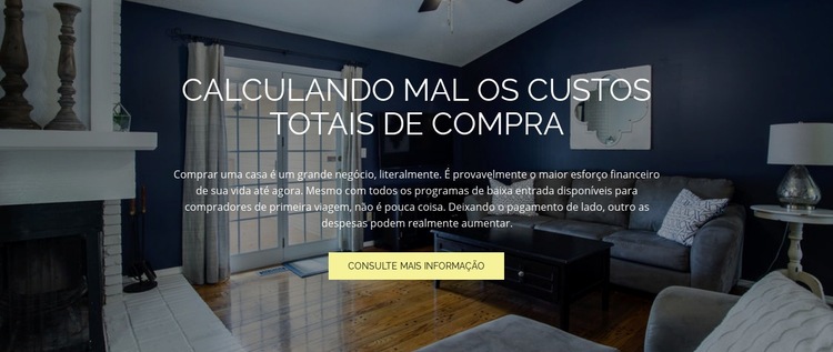 Custo de compra Modelos de construtor de sites