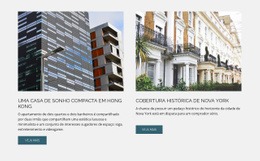 Design De Site Edifício De Arquitetura Para Qualquer Dispositivo