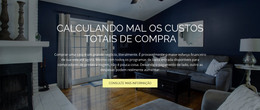 Custo De Compra - Modelo De Site HTML