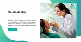 Saúde Dental - Download Gratuito De Modelo De Uma Página