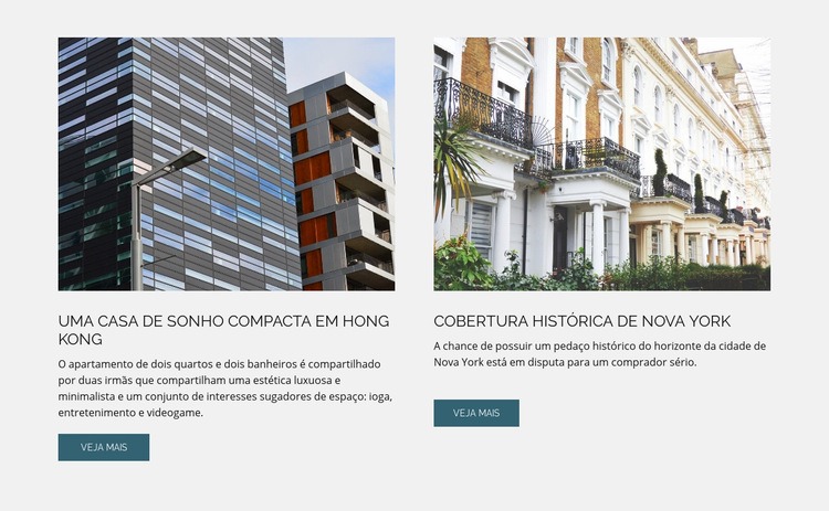 Edifício de arquitetura Landing Page